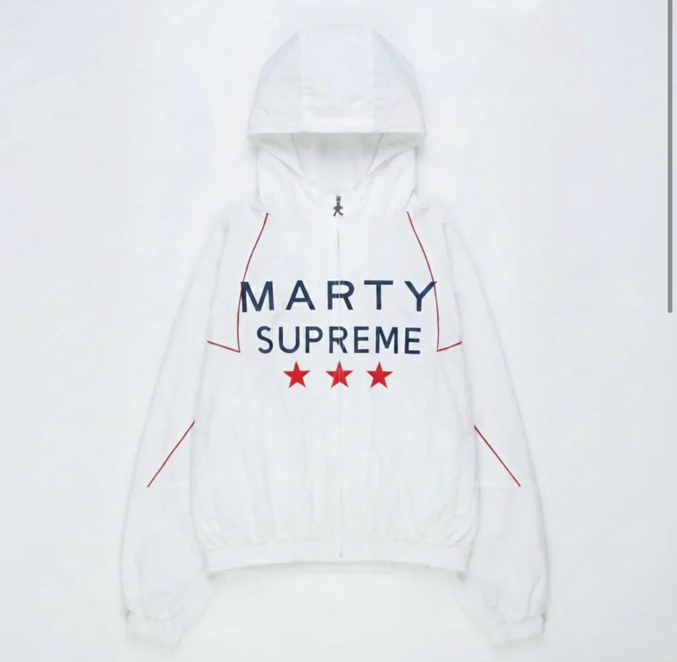 Marty Supreme jacket, White