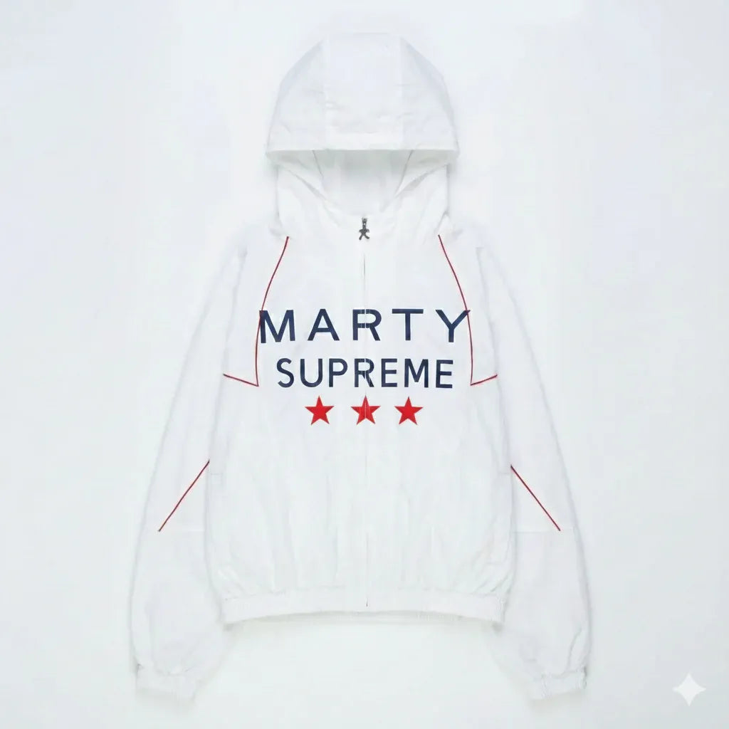 Marty Supreme jacket, White